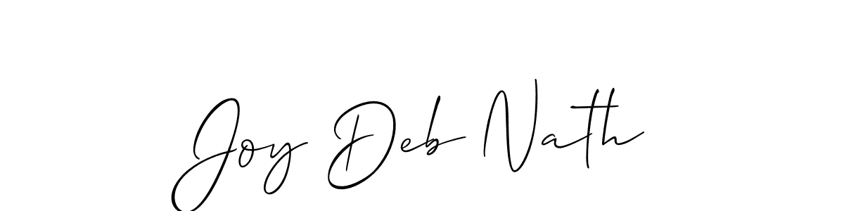 Joy Deb Nath stylish signature style. Best Handwritten Sign (Allison_Script) for my name. Handwritten Signature Collection Ideas for my name Joy Deb Nath. Joy Deb Nath signature style 2 images and pictures png