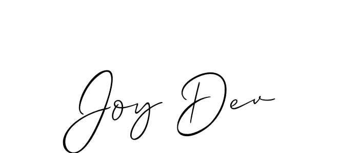 How to Draw Joy Dev signature style? Allison_Script is a latest design signature styles for name Joy Dev. Joy Dev signature style 2 images and pictures png