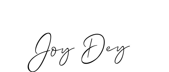 if you are searching for the best signature style for your name Joy Dey. so please give up your signature search. here we have designed multiple signature styles  using Allison_Script. Joy Dey signature style 2 images and pictures png