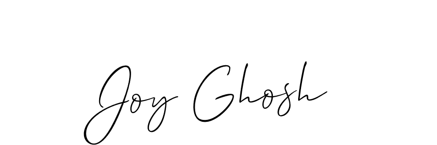 if you are searching for the best signature style for your name Joy Ghosh. so please give up your signature search. here we have designed multiple signature styles  using Allison_Script. Joy Ghosh signature style 2 images and pictures png