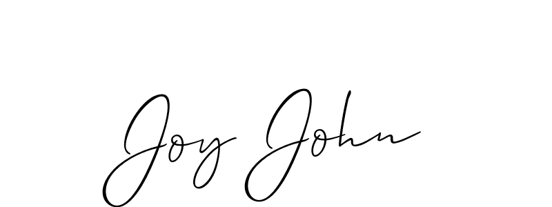 Joy John stylish signature style. Best Handwritten Sign (Allison_Script) for my name. Handwritten Signature Collection Ideas for my name Joy John. Joy John signature style 2 images and pictures png