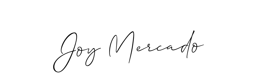 Allison_Script is a professional signature style that is perfect for those who want to add a touch of class to their signature. It is also a great choice for those who want to make their signature more unique. Get Joy Mercado name to fancy signature for free. Joy Mercado signature style 2 images and pictures png