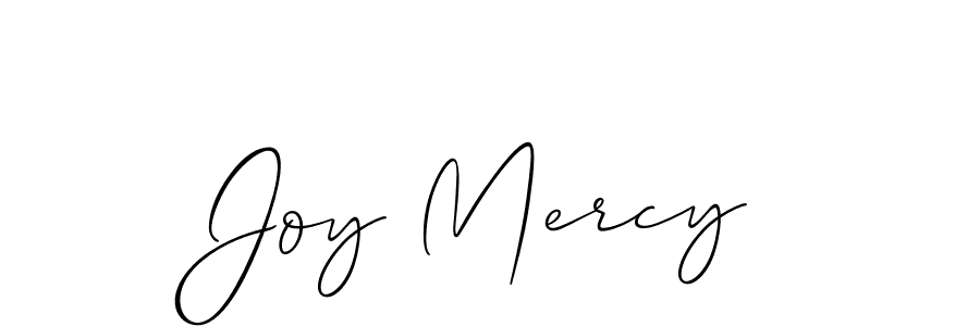 How to make Joy Mercy signature? Allison_Script is a professional autograph style. Create handwritten signature for Joy Mercy name. Joy Mercy signature style 2 images and pictures png