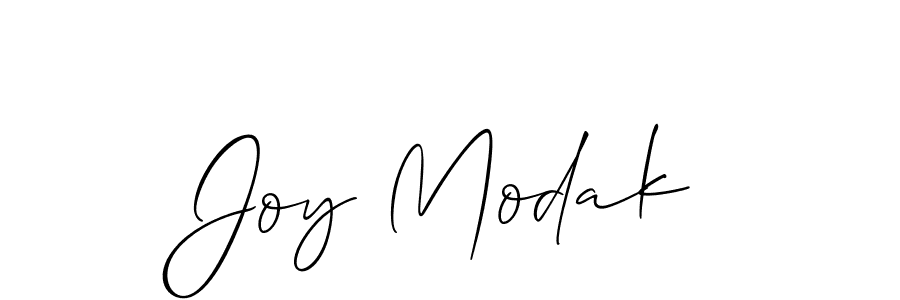 How to make Joy Modak name signature. Use Allison_Script style for creating short signs online. This is the latest handwritten sign. Joy Modak signature style 2 images and pictures png