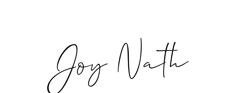 How to make Joy Nath signature? Allison_Script is a professional autograph style. Create handwritten signature for Joy Nath name. Joy Nath signature style 2 images and pictures png