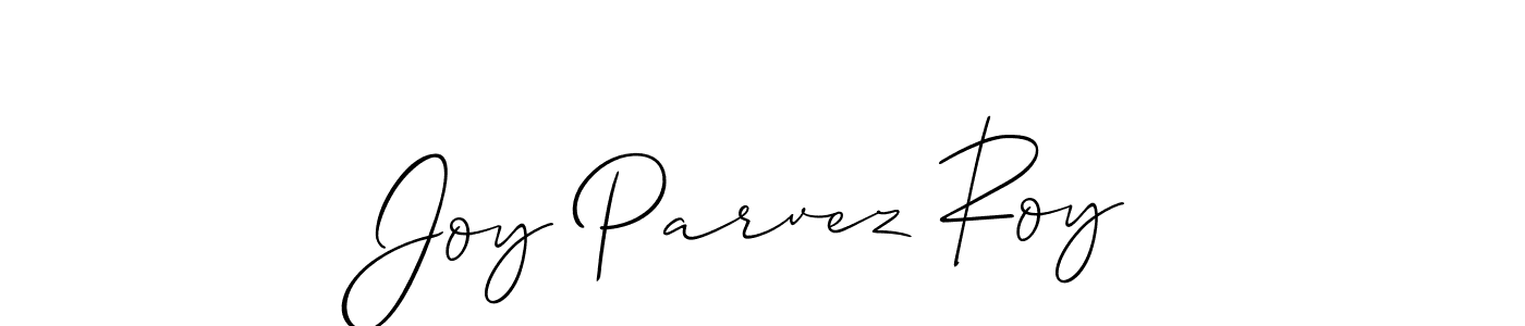 You can use this online signature creator to create a handwritten signature for the name Joy Parvez Roy. This is the best online autograph maker. Joy Parvez Roy signature style 2 images and pictures png