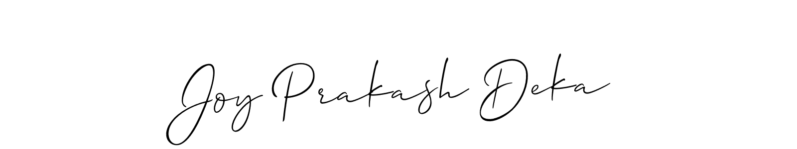 You can use this online signature creator to create a handwritten signature for the name Joy Prakash Deka. This is the best online autograph maker. Joy Prakash Deka signature style 2 images and pictures png