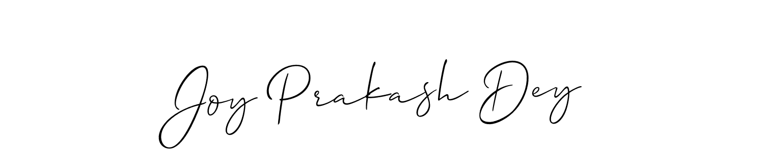 Joy Prakash Dey stylish signature style. Best Handwritten Sign (Allison_Script) for my name. Handwritten Signature Collection Ideas for my name Joy Prakash Dey. Joy Prakash Dey signature style 2 images and pictures png