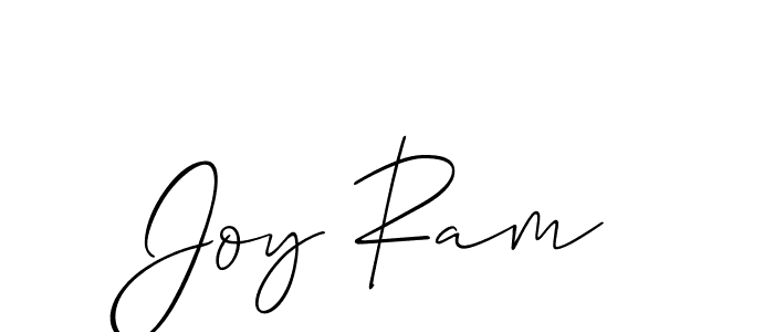 It looks lik you need a new signature style for name Joy Ram. Design unique handwritten (Allison_Script) signature with our free signature maker in just a few clicks. Joy Ram signature style 2 images and pictures png