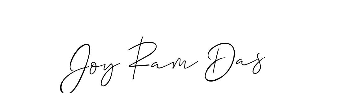 Make a beautiful signature design for name Joy Ram Das. With this signature (Allison_Script) style, you can create a handwritten signature for free. Joy Ram Das signature style 2 images and pictures png
