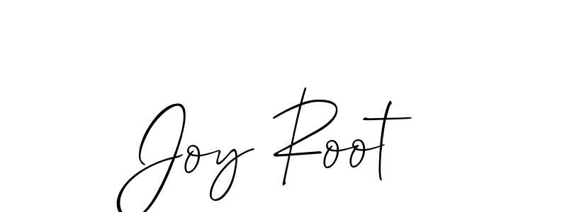 Design your own signature with our free online signature maker. With this signature software, you can create a handwritten (Allison_Script) signature for name Joy Root. Joy Root signature style 2 images and pictures png