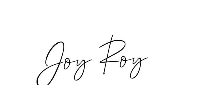 if you are searching for the best signature style for your name Joy Roy. so please give up your signature search. here we have designed multiple signature styles  using Allison_Script. Joy Roy signature style 2 images and pictures png