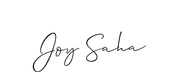 Once you've used our free online signature maker to create your best signature Allison_Script style, it's time to enjoy all of the benefits that Joy Saha name signing documents. Joy Saha signature style 2 images and pictures png