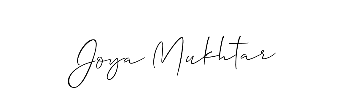 How to Draw Joya Mukhtar signature style? Allison_Script is a latest design signature styles for name Joya Mukhtar. Joya Mukhtar signature style 2 images and pictures png