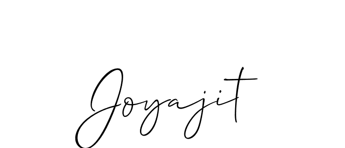 Similarly Allison_Script is the best handwritten signature design. Signature creator online .You can use it as an online autograph creator for name Joyajit. Joyajit signature style 2 images and pictures png
