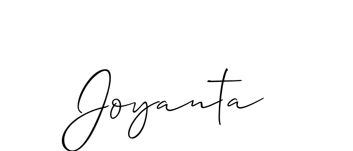 Make a beautiful signature design for name Joyanta. Use this online signature maker to create a handwritten signature for free. Joyanta signature style 2 images and pictures png