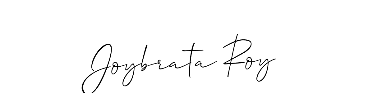 Create a beautiful signature design for name Joybrata Roy. With this signature (Allison_Script) fonts, you can make a handwritten signature for free. Joybrata Roy signature style 2 images and pictures png