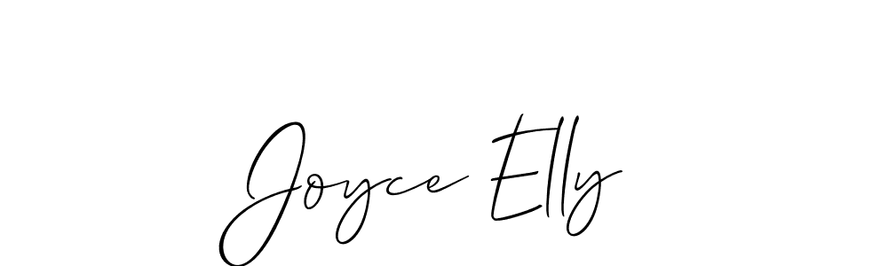 Also we have Joyce Elly name is the best signature style. Create professional handwritten signature collection using Allison_Script autograph style. Joyce Elly signature style 2 images and pictures png
