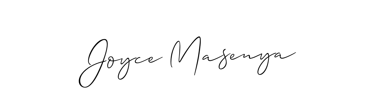 Also You can easily find your signature by using the search form. We will create Joyce Masenya name handwritten signature images for you free of cost using Allison_Script sign style. Joyce Masenya signature style 2 images and pictures png