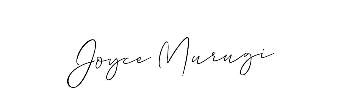 Joyce Murugi stylish signature style. Best Handwritten Sign (Allison_Script) for my name. Handwritten Signature Collection Ideas for my name Joyce Murugi. Joyce Murugi signature style 2 images and pictures png