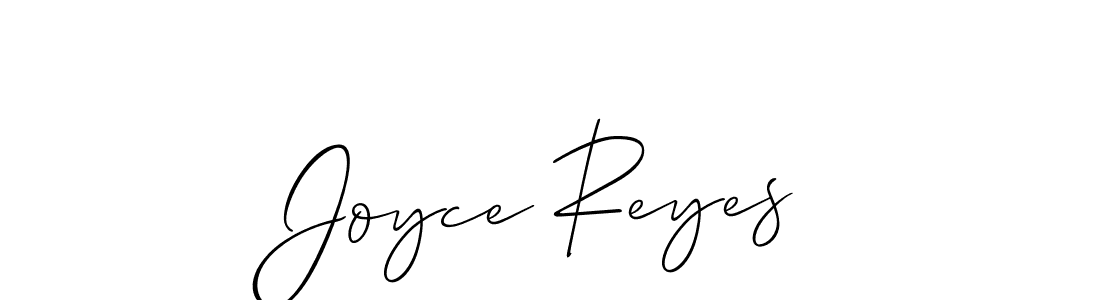 You should practise on your own different ways (Allison_Script) to write your name (Joyce Reyes) in signature. don't let someone else do it for you. Joyce Reyes signature style 2 images and pictures png