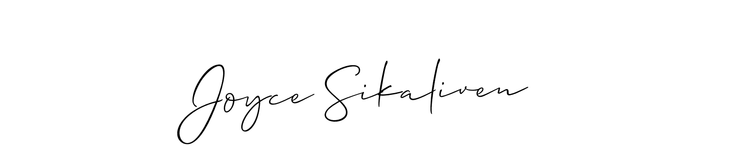 This is the best signature style for the Joyce Sikaliven name. Also you like these signature font (Allison_Script). Mix name signature. Joyce Sikaliven signature style 2 images and pictures png