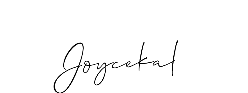 How to Draw Joycekal signature style? Allison_Script is a latest design signature styles for name Joycekal. Joycekal signature style 2 images and pictures png