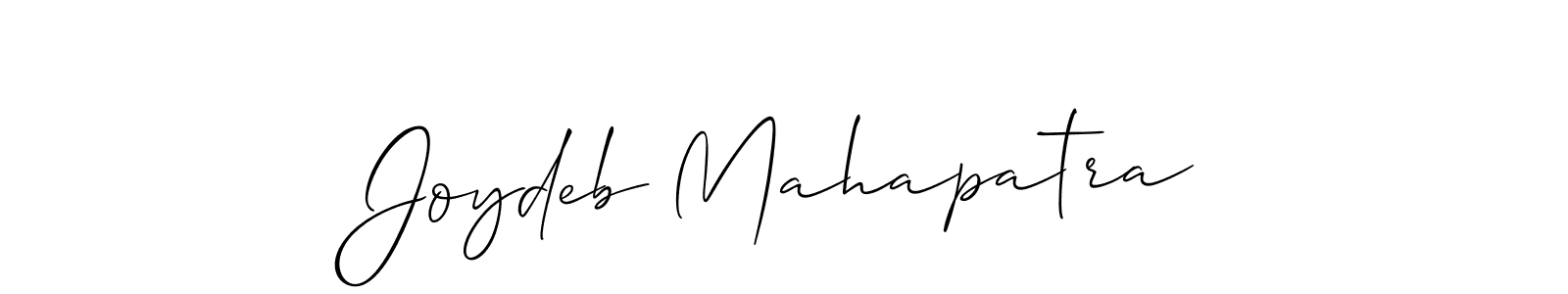 How to make Joydeb Mahapatra signature? Allison_Script is a professional autograph style. Create handwritten signature for Joydeb Mahapatra name. Joydeb Mahapatra signature style 2 images and pictures png