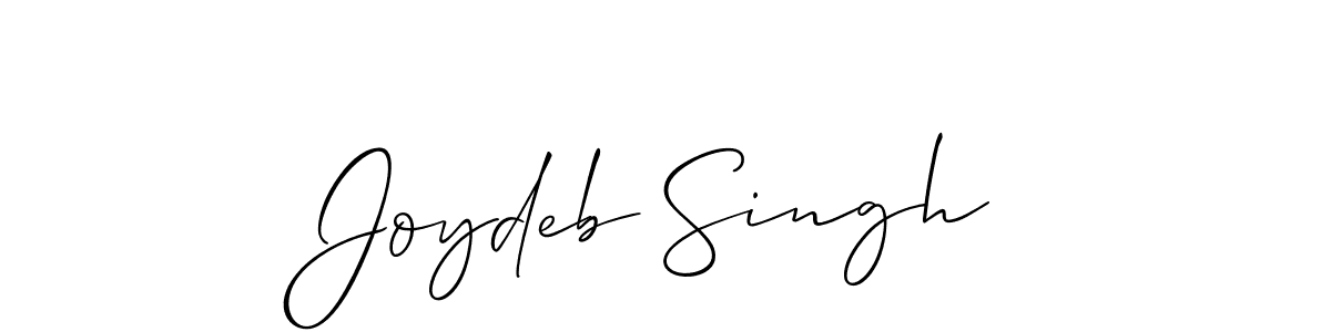 Also You can easily find your signature by using the search form. We will create Joydeb Singh name handwritten signature images for you free of cost using Allison_Script sign style. Joydeb Singh signature style 2 images and pictures png
