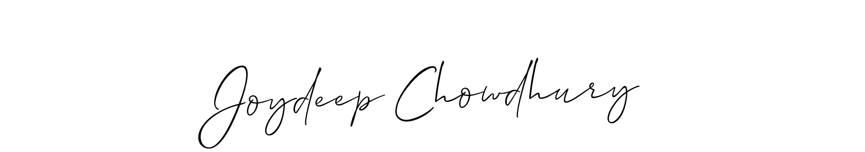 It looks lik you need a new signature style for name Joydeep Chowdhury. Design unique handwritten (Allison_Script) signature with our free signature maker in just a few clicks. Joydeep Chowdhury signature style 2 images and pictures png