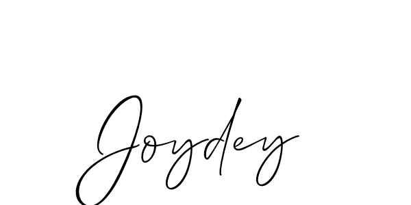 Create a beautiful signature design for name Joydey. With this signature (Allison_Script) fonts, you can make a handwritten signature for free. Joydey signature style 2 images and pictures png