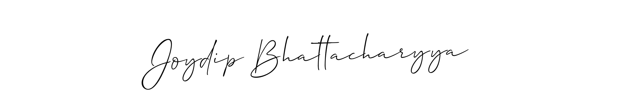 Make a short Joydip Bhattacharyya signature style. Manage your documents anywhere anytime using Allison_Script. Create and add eSignatures, submit forms, share and send files easily. Joydip Bhattacharyya signature style 2 images and pictures png