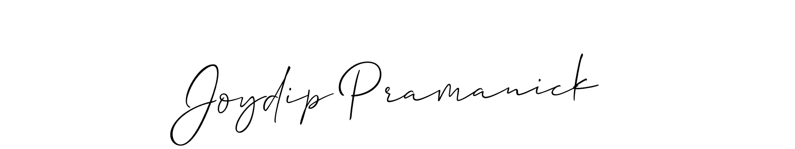 Design your own signature with our free online signature maker. With this signature software, you can create a handwritten (Allison_Script) signature for name Joydip Pramanick. Joydip Pramanick signature style 2 images and pictures png