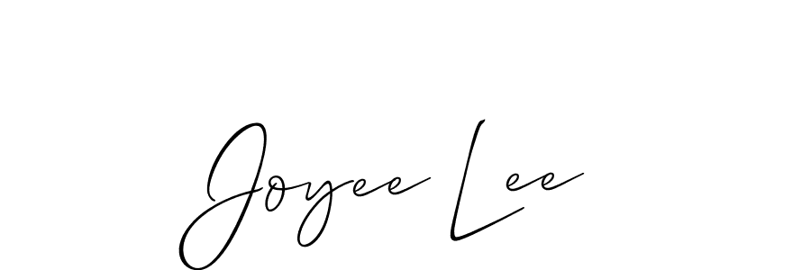 Create a beautiful signature design for name Joyee Lee. With this signature (Allison_Script) fonts, you can make a handwritten signature for free. Joyee Lee signature style 2 images and pictures png
