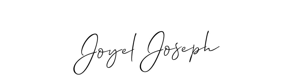 You should practise on your own different ways (Allison_Script) to write your name (Joyel Joseph) in signature. don't let someone else do it for you. Joyel Joseph signature style 2 images and pictures png