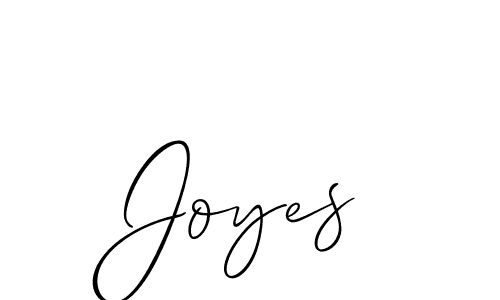 Joyes stylish signature style. Best Handwritten Sign (Allison_Script) for my name. Handwritten Signature Collection Ideas for my name Joyes. Joyes signature style 2 images and pictures png