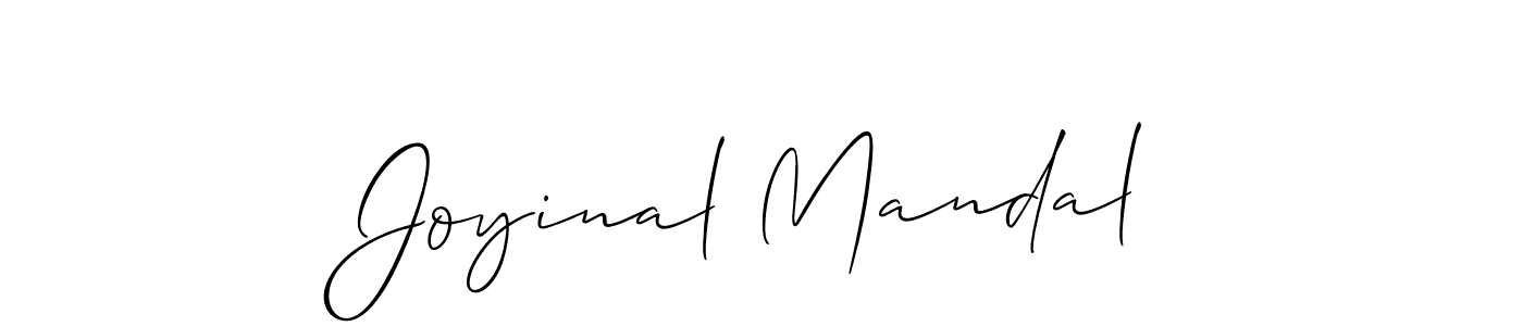 You should practise on your own different ways (Allison_Script) to write your name (Joyinal Mandal) in signature. don't let someone else do it for you. Joyinal Mandal signature style 2 images and pictures png