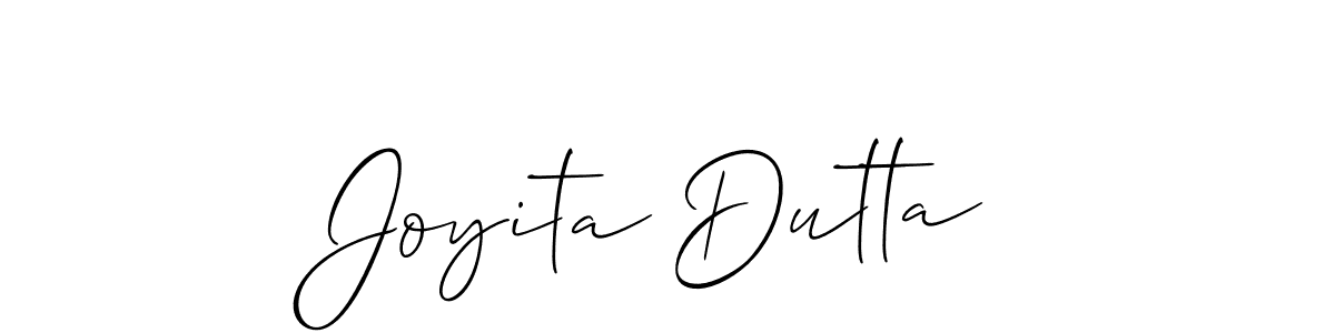 It looks lik you need a new signature style for name Joyita Dutta. Design unique handwritten (Allison_Script) signature with our free signature maker in just a few clicks. Joyita Dutta signature style 2 images and pictures png