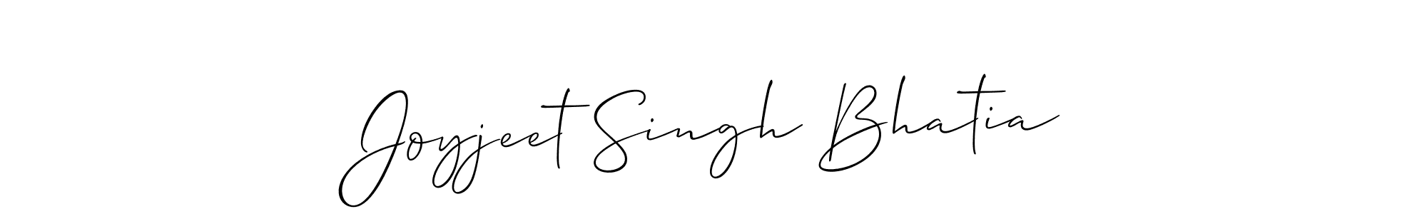 How to Draw Joyjeet Singh Bhatia signature style? Allison_Script is a latest design signature styles for name Joyjeet Singh Bhatia. Joyjeet Singh Bhatia signature style 2 images and pictures png