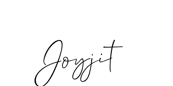 Make a beautiful signature design for name Joyjit. With this signature (Allison_Script) style, you can create a handwritten signature for free. Joyjit signature style 2 images and pictures png