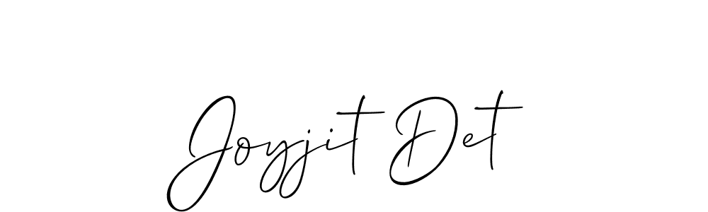 if you are searching for the best signature style for your name Joyjit Det. so please give up your signature search. here we have designed multiple signature styles  using Allison_Script. Joyjit Det signature style 2 images and pictures png