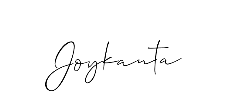 Also we have Joykanta name is the best signature style. Create professional handwritten signature collection using Allison_Script autograph style. Joykanta signature style 2 images and pictures png