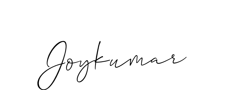 How to Draw Joykumar signature style? Allison_Script is a latest design signature styles for name Joykumar. Joykumar signature style 2 images and pictures png