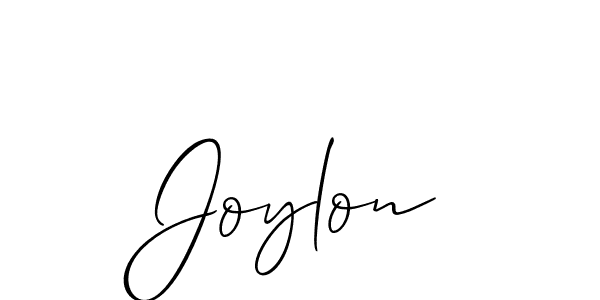 You should practise on your own different ways (Allison_Script) to write your name (Joylon) in signature. don't let someone else do it for you. Joylon signature style 2 images and pictures png