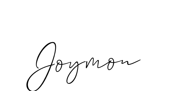 if you are searching for the best signature style for your name Joymon. so please give up your signature search. here we have designed multiple signature styles  using Allison_Script. Joymon signature style 2 images and pictures png