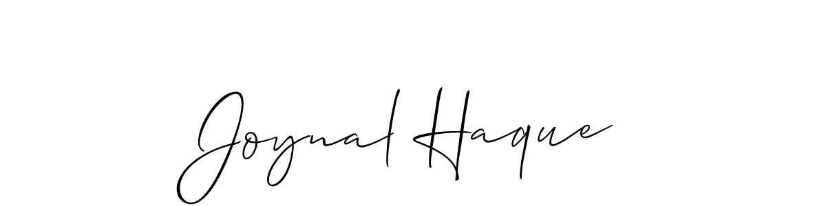 Joynal Haque stylish signature style. Best Handwritten Sign (Allison_Script) for my name. Handwritten Signature Collection Ideas for my name Joynal Haque. Joynal Haque signature style 2 images and pictures png