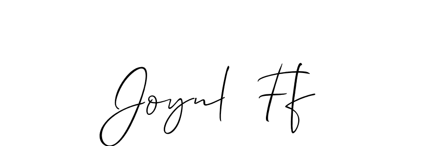 Once you've used our free online signature maker to create your best signature Allison_Script style, it's time to enjoy all of the benefits that Joynl  Ff name signing documents. Joynl  Ff signature style 2 images and pictures png