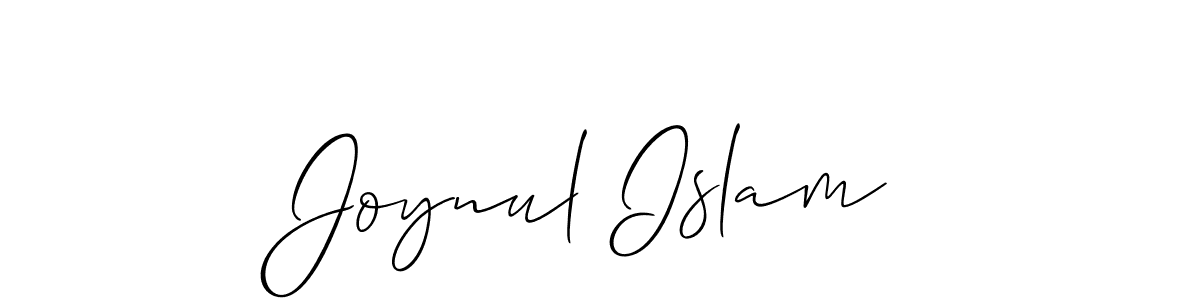 How to make Joynul Islam signature? Allison_Script is a professional autograph style. Create handwritten signature for Joynul Islam name. Joynul Islam signature style 2 images and pictures png