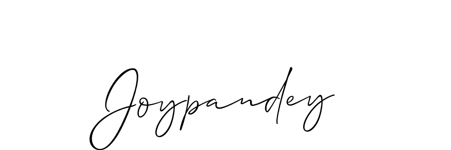 Also we have Joypandey name is the best signature style. Create professional handwritten signature collection using Allison_Script autograph style. Joypandey signature style 2 images and pictures png