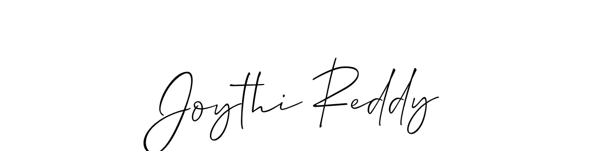 Create a beautiful signature design for name Joythi Reddy. With this signature (Allison_Script) fonts, you can make a handwritten signature for free. Joythi Reddy signature style 2 images and pictures png